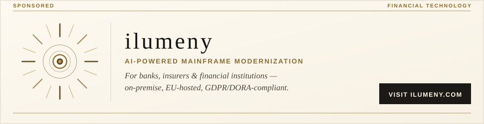 ilumeny — AI-Powered Mainframe Modernization for banks, insurers and financial institutions